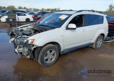 2010 Mitsubishi Outlander Es из США, поврежденный, VIN JA4AS2AW6AZ018166